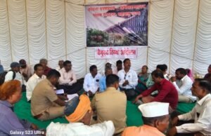 कोयनेत धरणग्रस्त- अभयारण्यग्रस्त संग्राम संघटनेचे आंदोलन ….