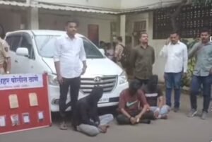 कराड शहर पोलिसांची मोठी कारवाई; 95.78 ग्रॅम एमडी ड्रग जप्त, तिघे जेरबंद  18.82 लाखांचा मुद्देमाल हस्तगत; वारुंजी फाट्यावर सापळा रचून छापा कारवाई