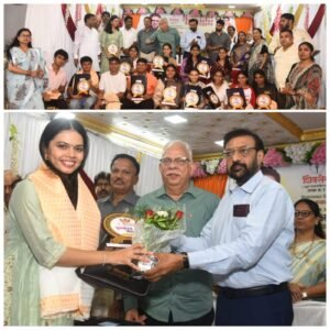 डॉ. अदिती दीपक भातुसे शिवसेनेकडून सन्मानित ; गुणवंत विद्यार्थ्यांचाही केला गौरव
