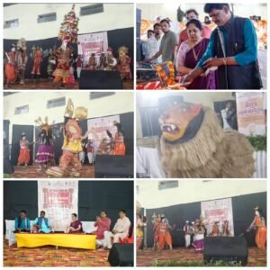 लोप पावत चाललेल्या आदिवासी परंपरेला नवसंजीवनी ; ‘बोहाडा’ महोत्सवाला उत्स्फूर्त प्रतिसाद