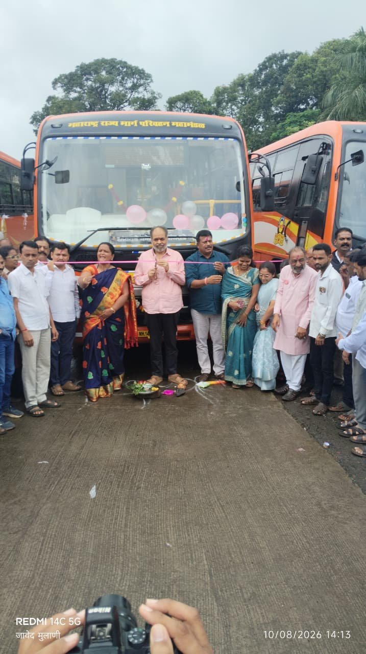 लालपरी’च्या मार्गफलकावर घोगावचे नाव