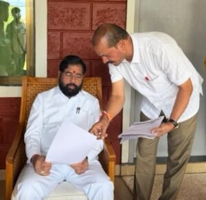महाबळेश्वर मध्ये विस्तारित गावठाणासाठी सेना नेते व उपमुख्यमंत्र्यांकडे साकडे….