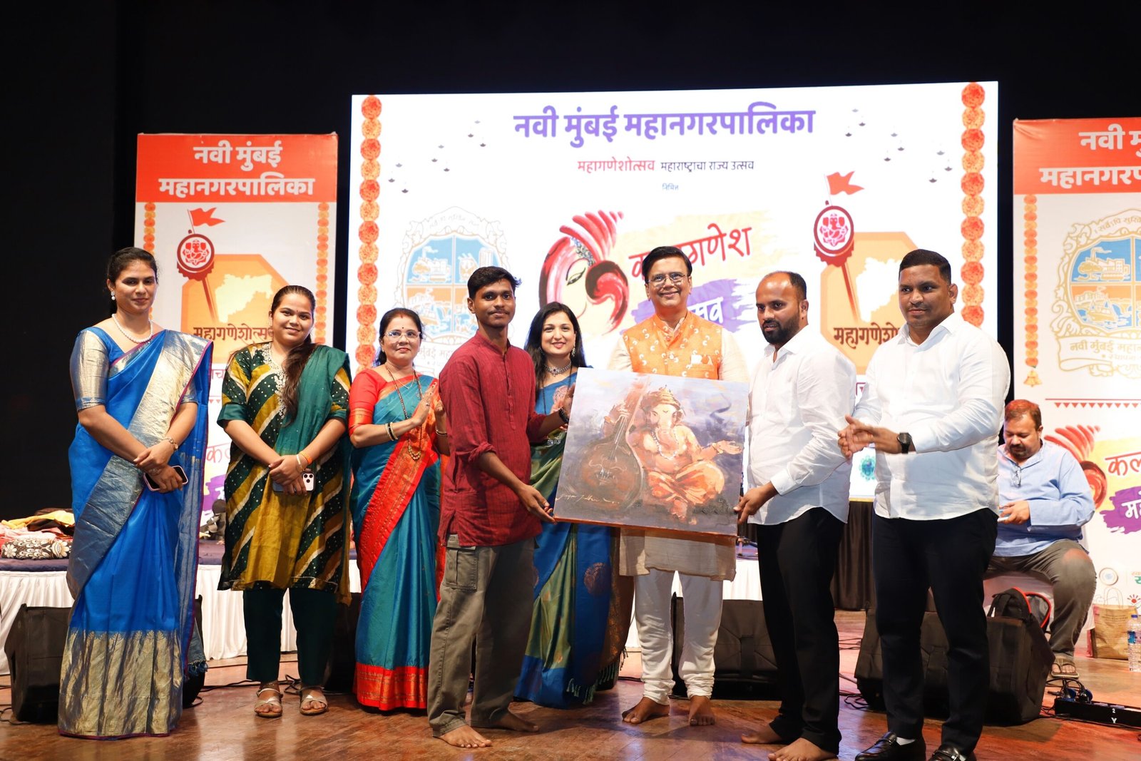 राज्य उत्सवानिमित्त नवी मुंबई महानगरपालिकेचा ‘कलागणेश महोत्सव’ उत्साहात साजरा