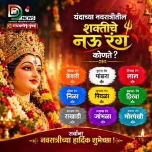 यंदाच्या नवरात्रीतील शक्तीचे नऊ रंग कोणते? जाणून घ्या प्रत्येक रंगाचे महत्त्व
