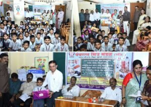गरजू विदयार्थ्यांना मोफत शालेय साहित्य वाटप – पंचरत्न मित्र मंडळाचा स्तुत्य उपक्रम
